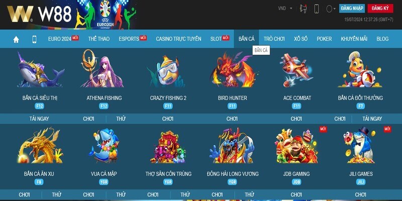 Tham gia bắn cá đơn giản tại nhà cái WW88