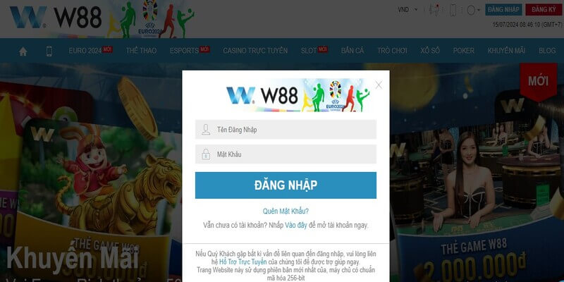 Hướng dẫn đăng nhập WW88 điền đầy đủ thông tin cơ bản